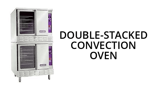 Double Stacked Convection Oven