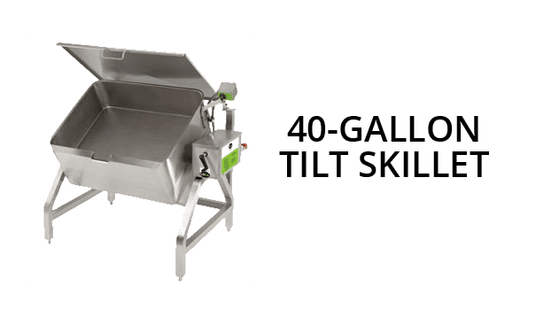 40 gallon tilt skillet